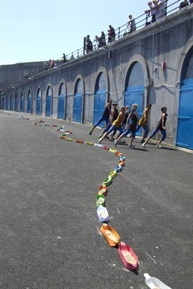 Helen Snell, Liquid Landscapes Mayflower Steps Plymouth, 2009