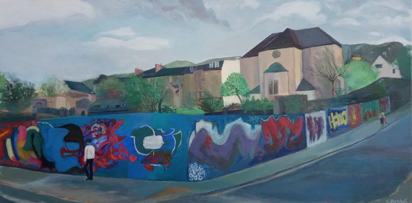 On Calton Road 23x46cm acrylic 2014 1754003559