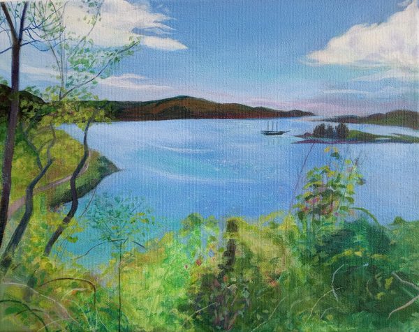 On the Horizon Oban 24x30cm acrylic on canvas 1754001811