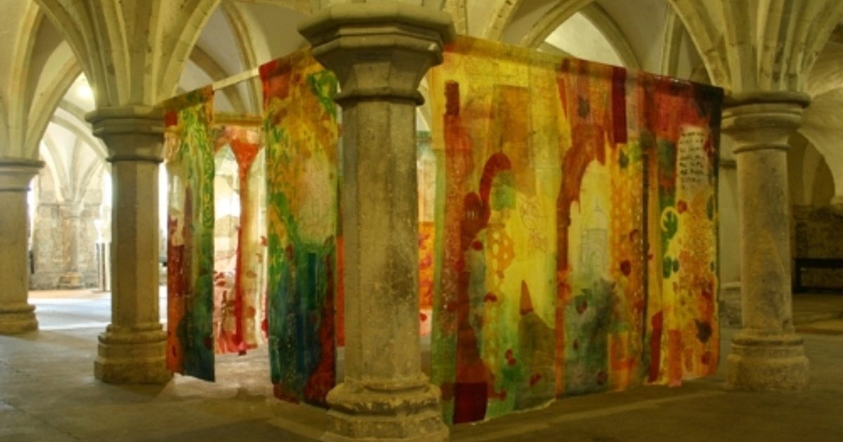 Axis | Traces Installation Rochester Cathedral Crypt