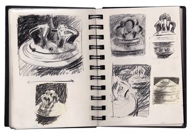 Jane stobart sketchbook spread 153425