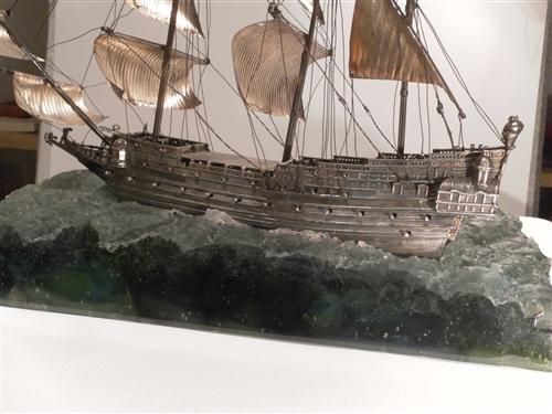 Ewa wawrzyniak boat on the stormy s 154963