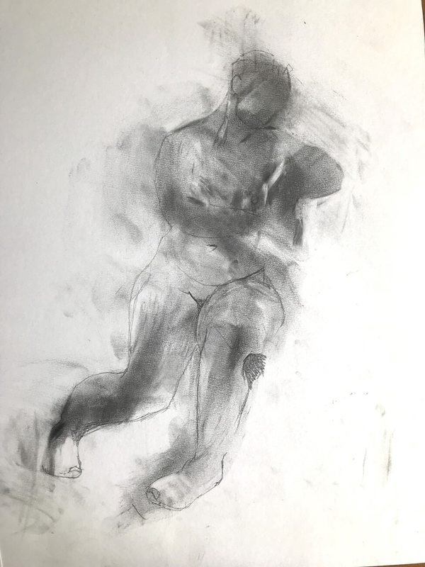 Graphite Abstract Figure Axis | Graphite Figure II
