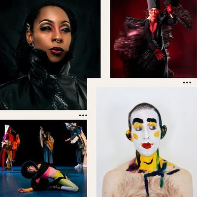Costume Performance Identity collage