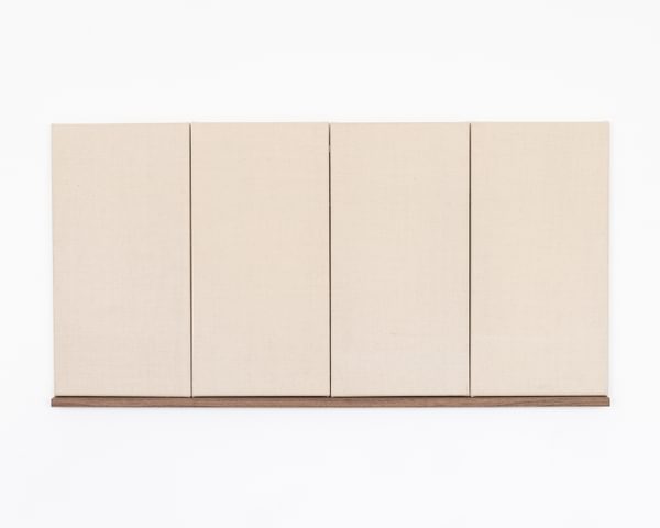 Untitled River River River River vintage linen pine steel walnut 104 x 53 x 4 cm 2022 copy 1749335816